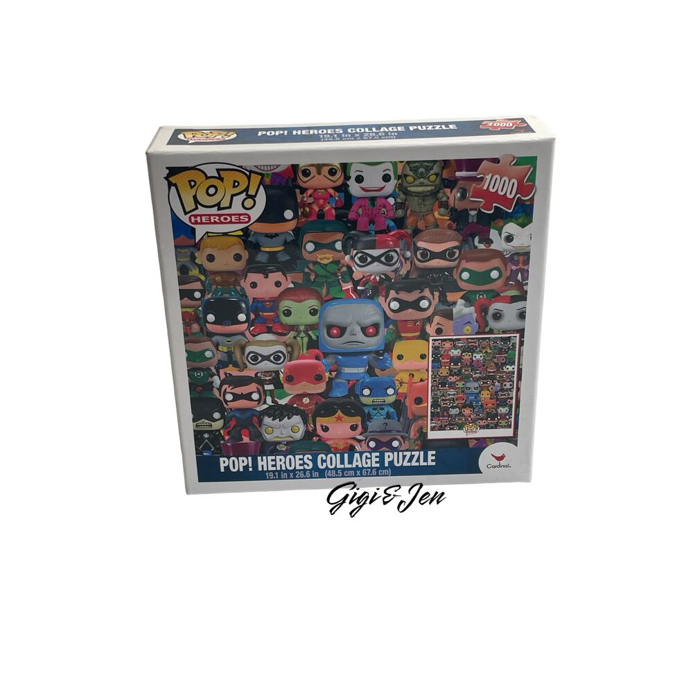 Pop Heroes Collage 1000 PC Puzzle Funko Cardinal DC